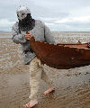 When approached about building a full size model of a Viking faering I went one better and working with professional boat builder delivered a fully functional replica. Size: approx. 5m long